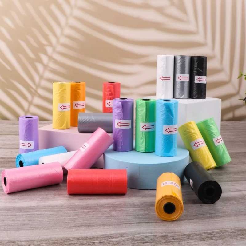 New 10 Rolls Dog Poop Bags Eco-Friendly Leak-Proof Dog Poop Bags 15 Bags/ Roll Puppy Outdoor Clean Garbage Bag for Dogs C251119