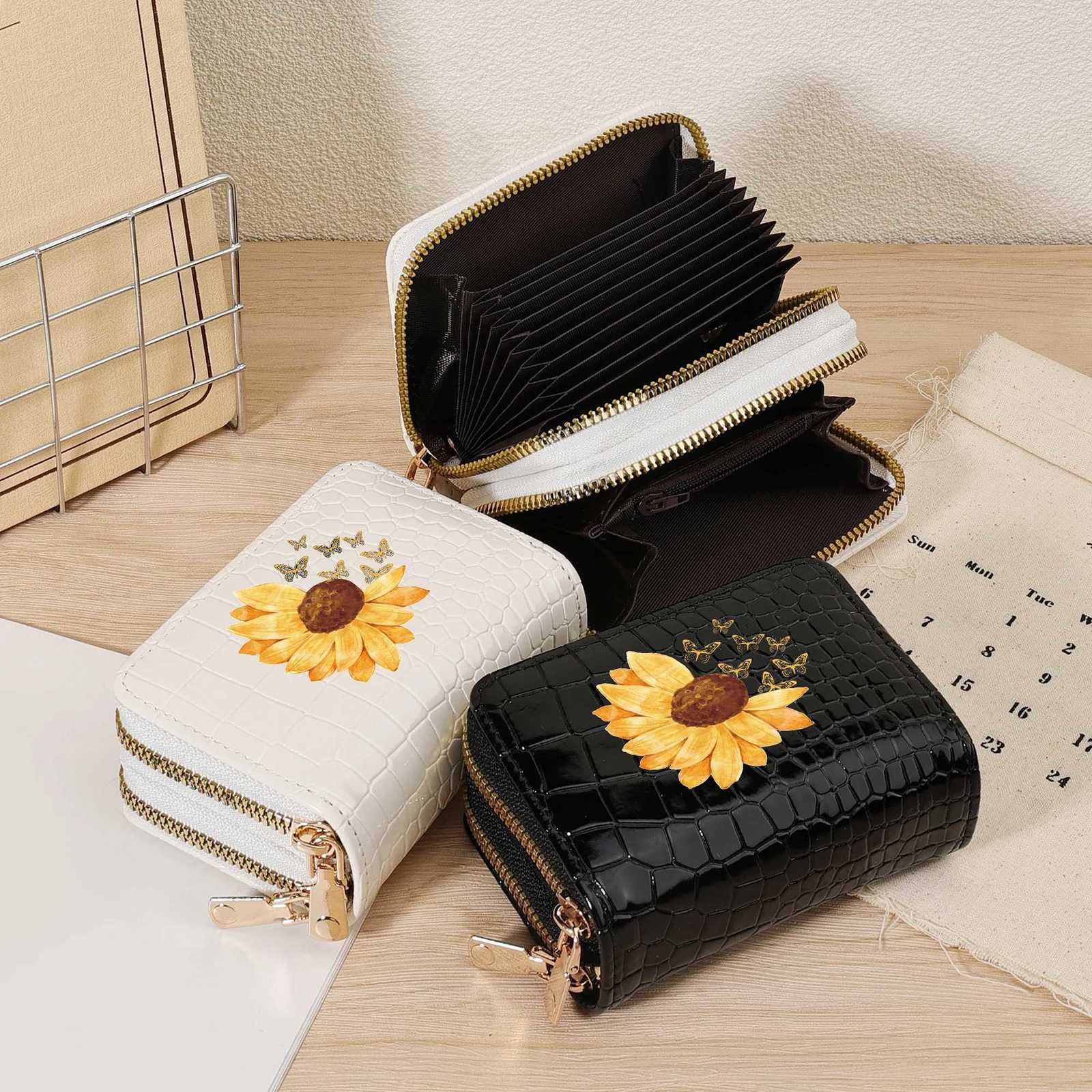 Fashionable Womens Minimalist Short Wallet Handbag Zipper Coin Wallet Fashionable Double Zipper High Quality Credit Card StorT251119