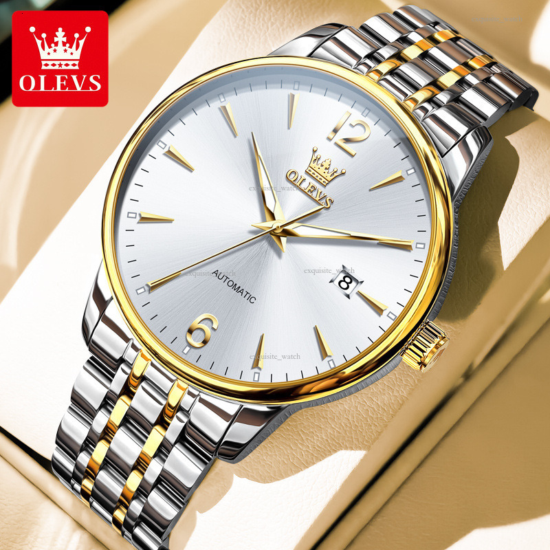OLEVS Brand Designer Men's Watch A New Luxury Outdoor Waterproof Automatic Mechanical Hand Form Calendar Mechanical Success Men's Watch