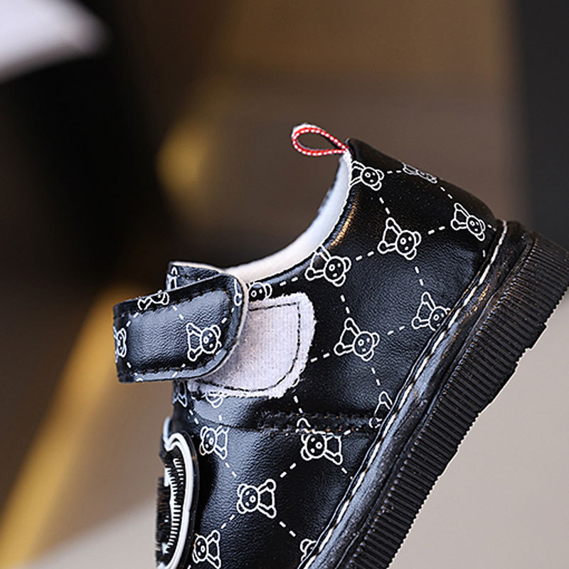 Kids Squeaky Shoes Infant Girls Boys Cartoon Cute Pattern Baby Child Toddler Shoes Umshop Children Flat Bottom Non-slip Shoes Size 16 - 20 U0559