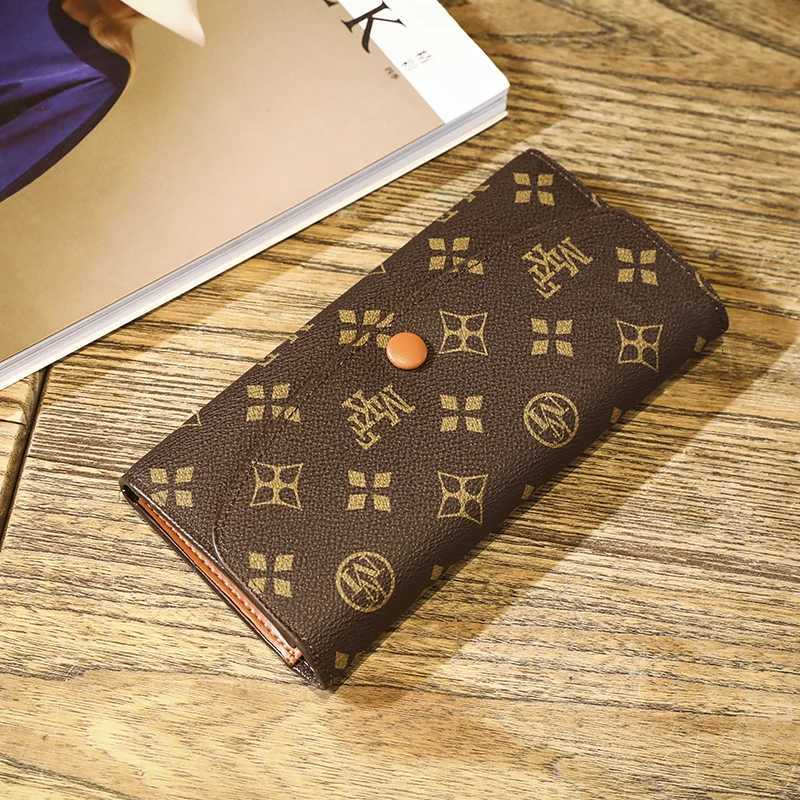 Bag womens 2024 new fashion storage wallet multifunctional photo clip bag printingW251119