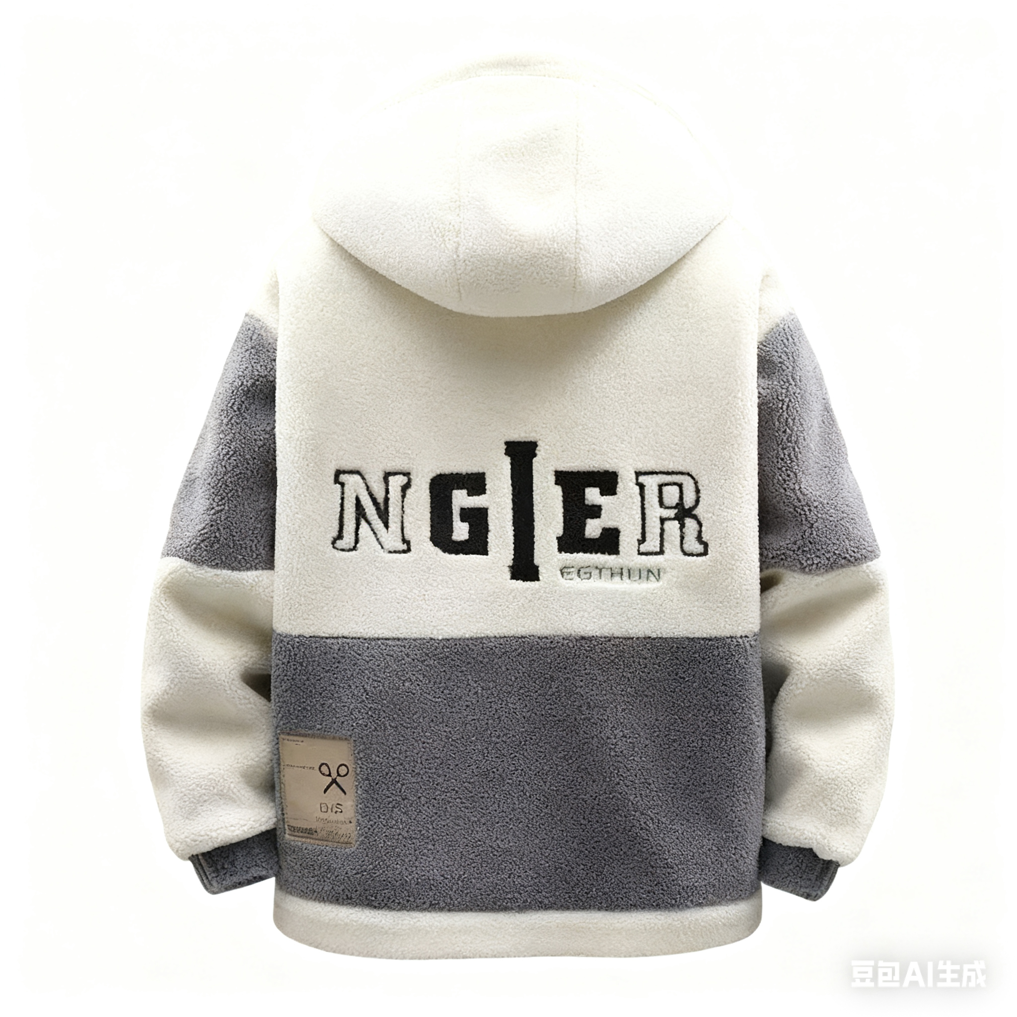 Men's Sherpa-Lined Thickened Hooded Jacket - Autumn Winter Casual Outerwear, Warm Fleece Lined Coat for Teenagers & Students