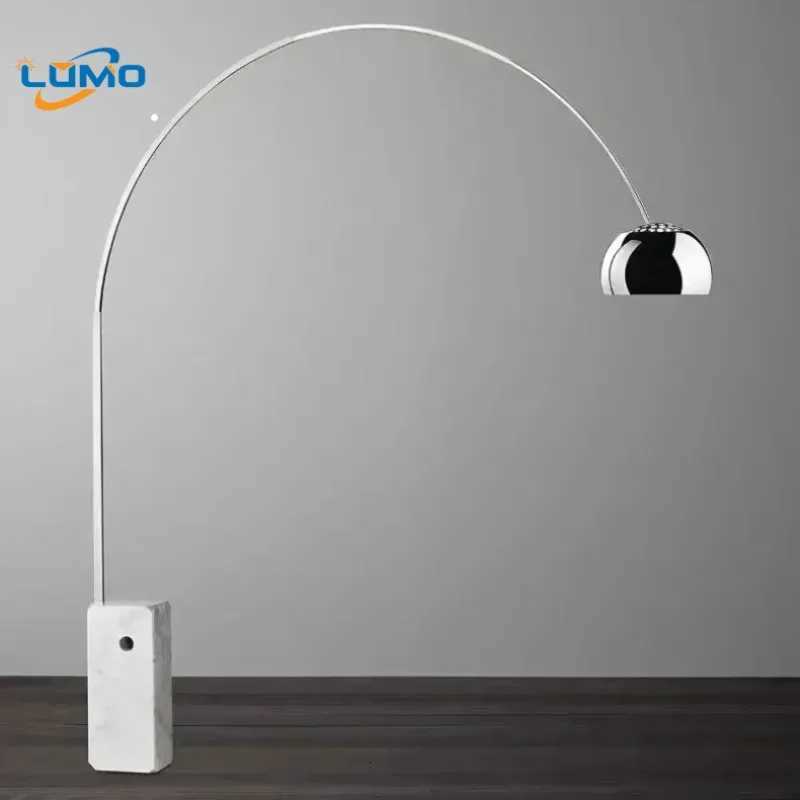 Italian Designer Marble Base Floor Lamp with Foot Switch LED E27 Minimalist Modern Standing Lamp Living Room Bedroom Restaurant M251119