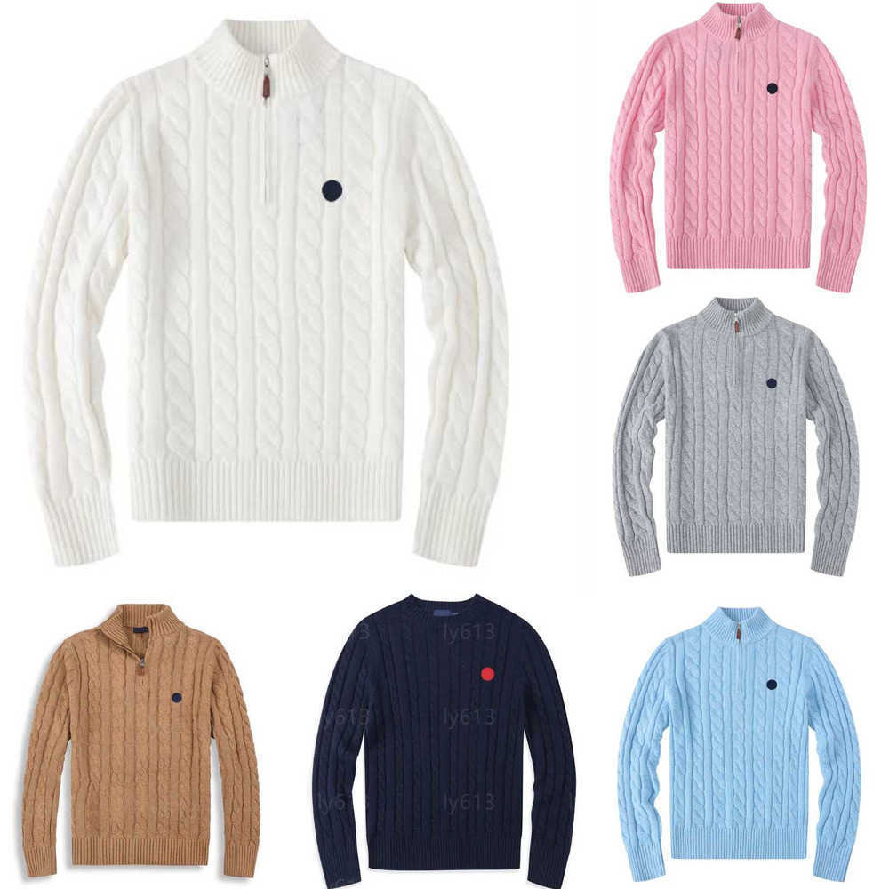sweater designer mens quarter zip womens Embroidery High Quality Comfortable Casual Jumper top fashion Knitted Sweaters