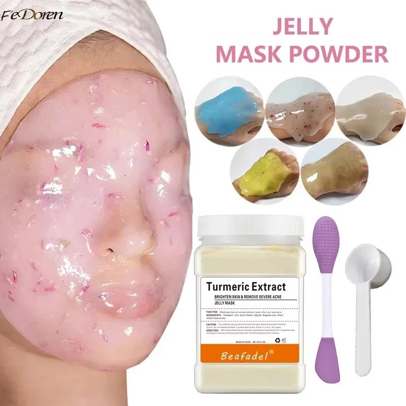 650g/200g Hydro Soft Jelly Mask Powder DIY jelly Masks Peel Off Hyaluronic Acid Facial Skin Care Rose Mask For Face 250418
