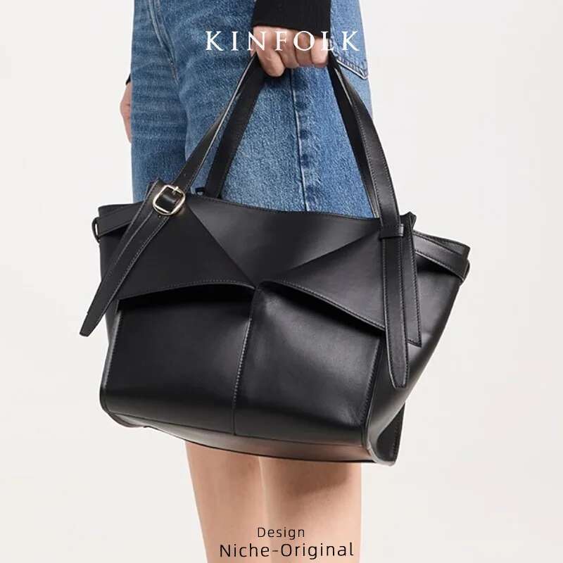Brand Designer PU Leather Women's Shoulder Retro Crossbody Bag Large Capacity Bucket Handbag