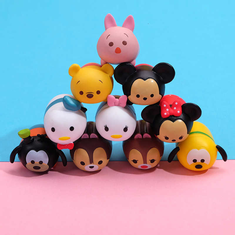 Disney Creative Classic Ten Set of Jenga Dolls for Car Desktop Decor, Handmade DIY Keychain, Hanging Piece, Stationery Accessories H251119