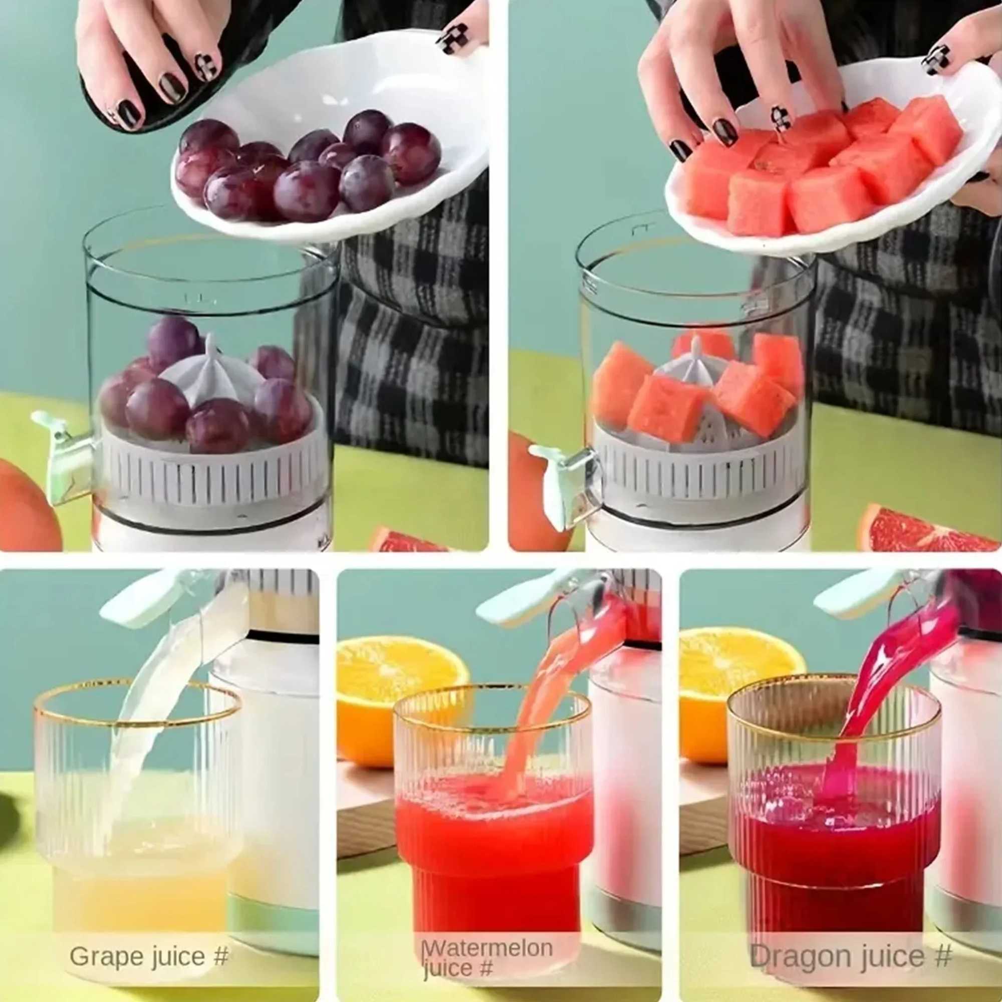 Portable USB-Citrus Juicer with Efficient Separationof Kitchen Gadget for Fresh Orange JuiceKitchen JuicerJuicer for Home L251114