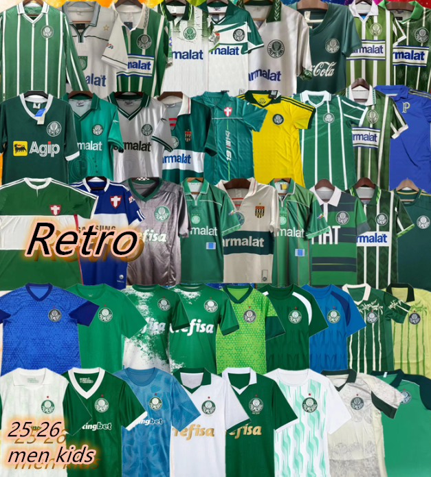 2025 2026 PALMEIRAS Soccer Jersey 92 93 94 95 96 99 00 10 11 14 15 Retro JUNIOR VALDIVIA vintage 24 25 26 PAULINHO PIQUEREZ MAURICIO Camiseta de futbol football shirt kids