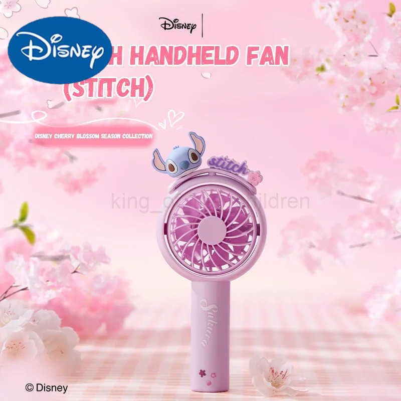 Disney Cherry Blossom Season Series 1200mAh handheld fan Stitch and Pooh Peripheral Cute ornament Girl Children Birthday present W20250419