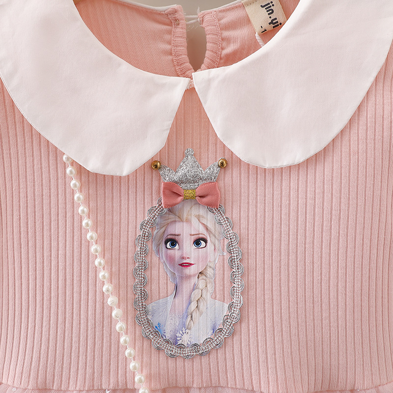 Disney girl designer clothing princess dress birthday outfit dress beach dress baby outfit children's dress Elsa princess dress girl's dress