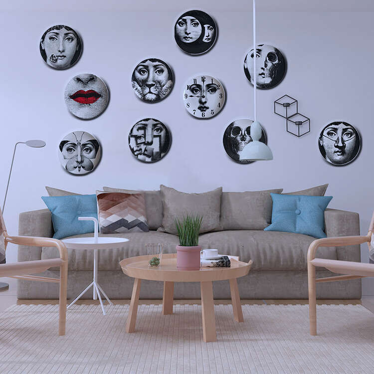 10inch Decorative Hanging Wall Decoration Dining Living Room Ornament Italian Famous Actress Ceramic Art Modern Creative Plate
