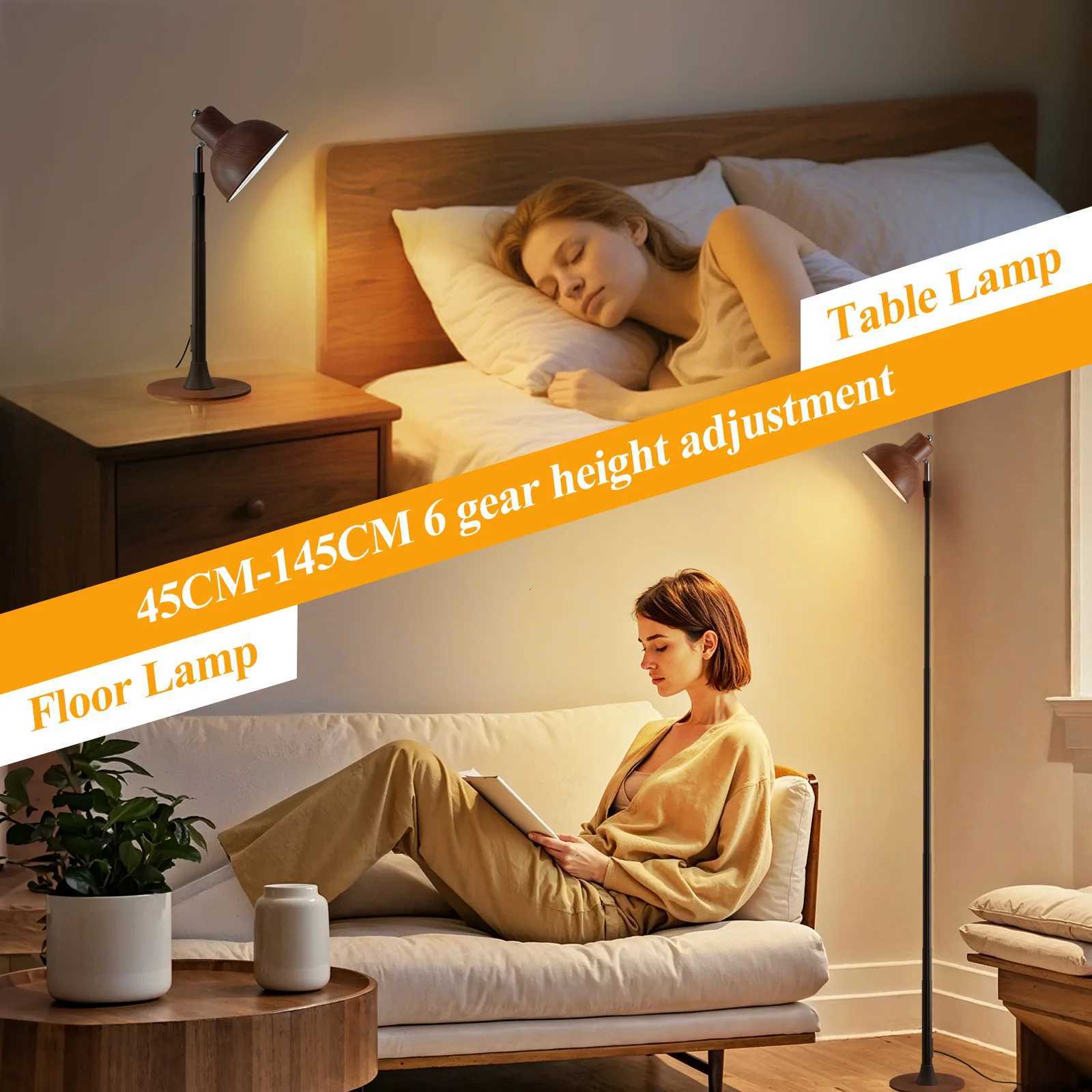 Modern LED Retractable Floor Lamp Living Room Button Type USB Wired Version Floor Lamp Bedroom Lighting Fixture M251119