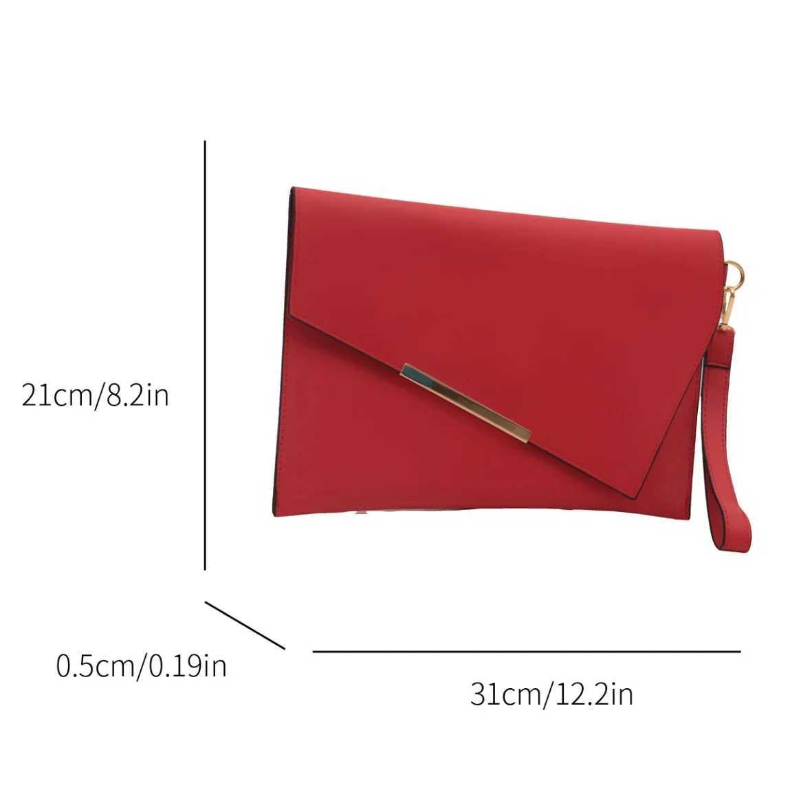 New PU Womens Leather Bag 2024 Luxury Handbag Designer Womens Wrist Bag Sac A Sunday Clutch Party WalletW250418