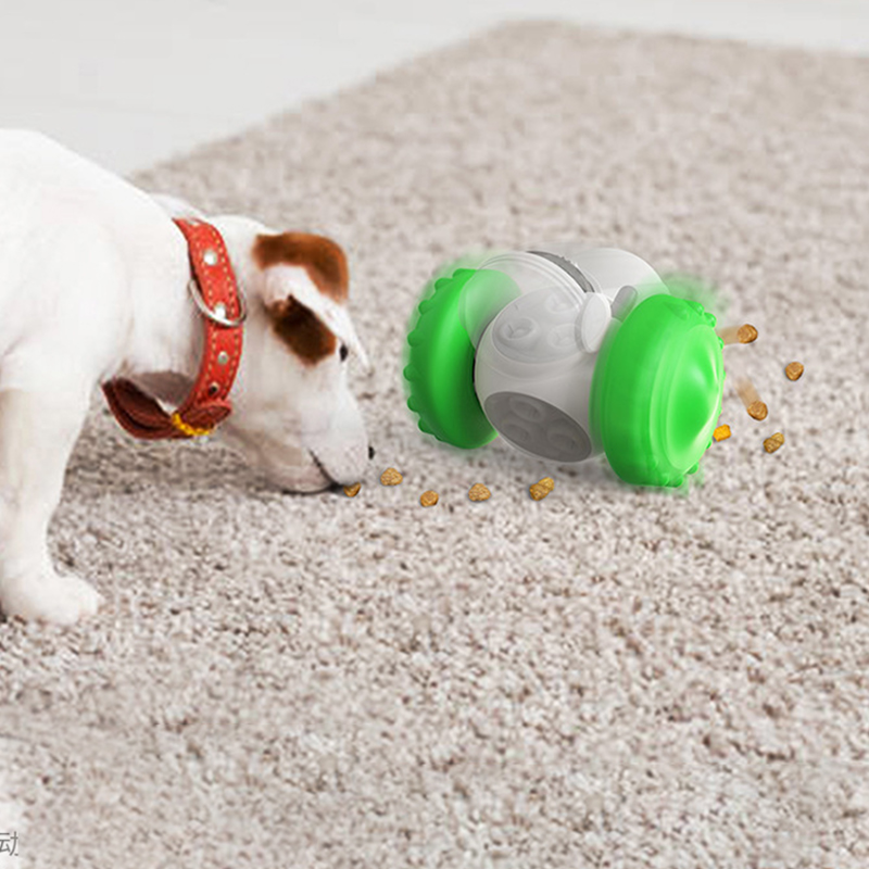 Pet Food Tumbler Slow Feeding Toy - Durable Interactice Treat Dispenser for Dogs & Cats