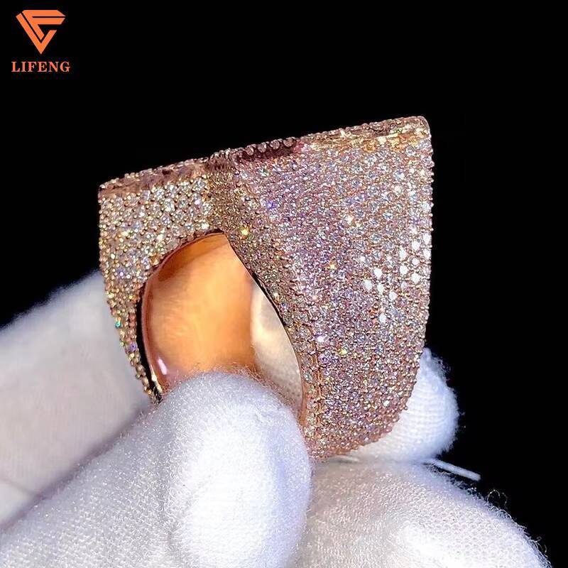 Fashion Design Hip Hop Rings Silver Plated Pentagram Jewelry Gift Box Personality Couple 925 Sterling Silver Rings for Men