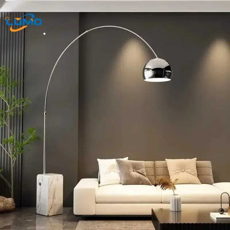 Italian Designer Marble Base Floor Lamp with Foot Switch LED E27 Minimalist Modern Standing Lamp Living Room Bedroom Restaurant M251119