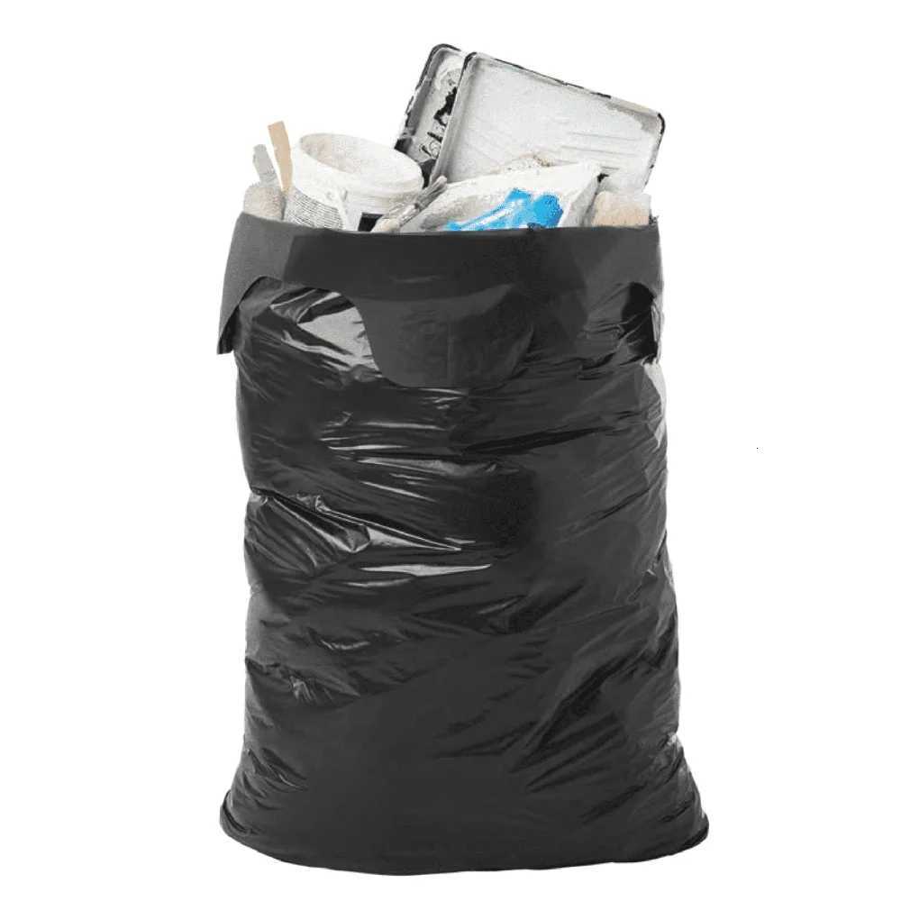 Heavy Duty 55 Gallon Contractor Trash Bags 20 Count Flap Tie Closure Puncture Tear Resistant Versatile Cleanup Bags C251119