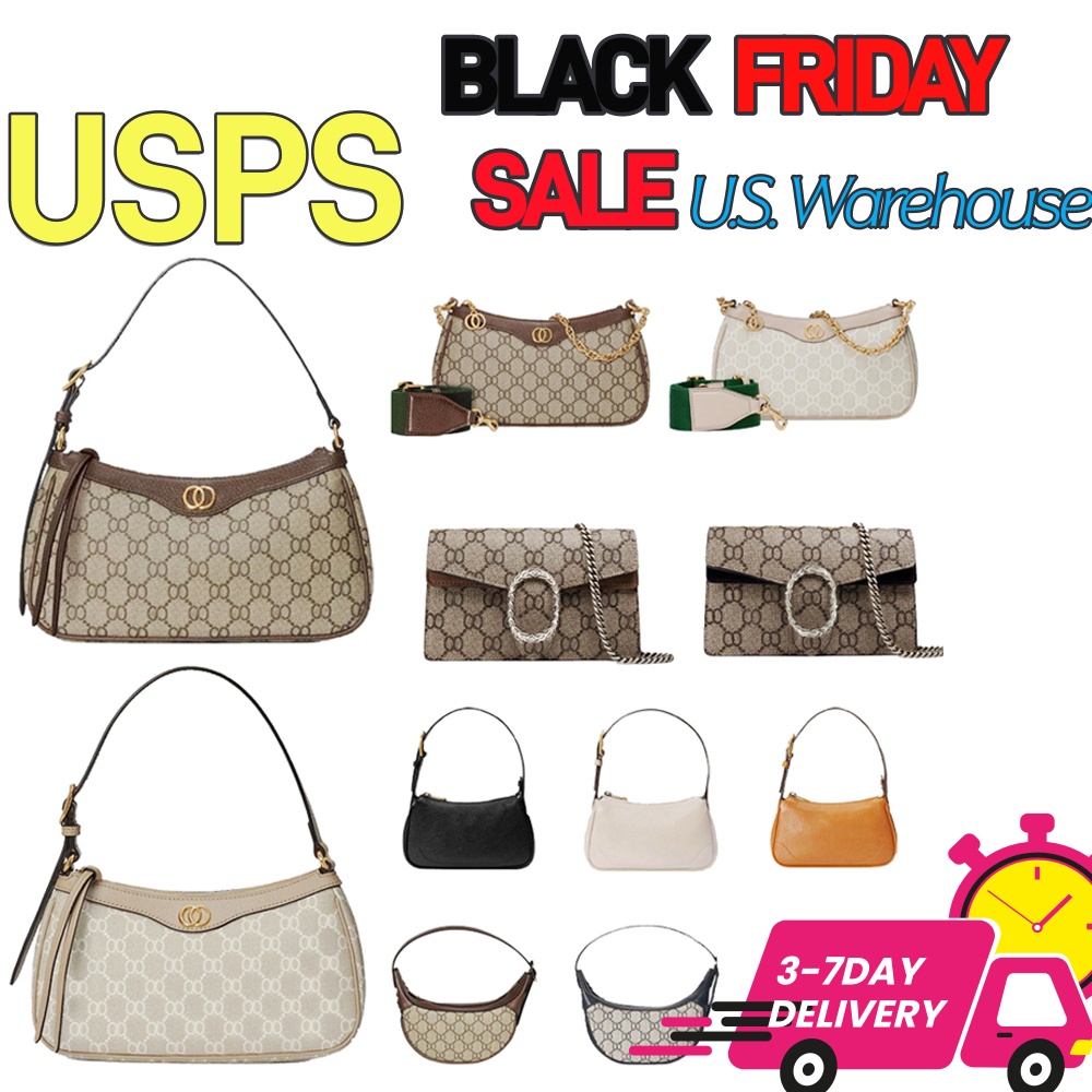 Designer Bag Shoulder Bag Luxury Bag Vintage Brown Floral Wallet Leather Leather Metal Chain Casual Crossbody Ophidia Top Craftsmanship Classic Casual Style 10A