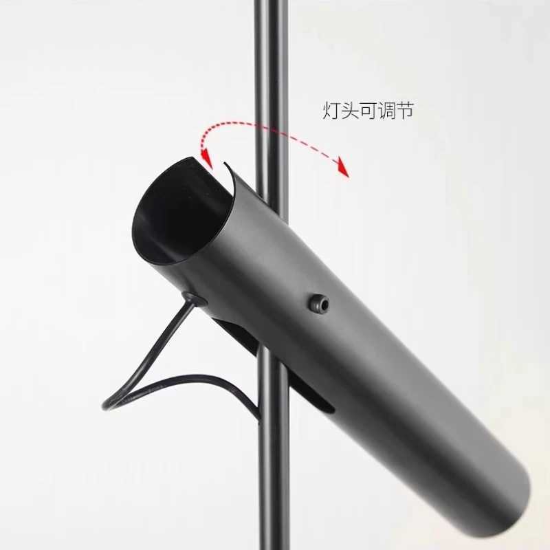 Minimalist Modern Nordic LED Floor Lamp Living Room Bedroom Study Model Room Designer Adjustable Sofa Standing GU10Lamp M251119