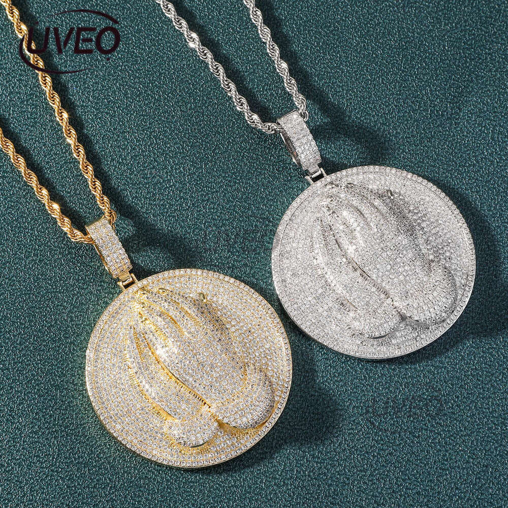 Luxury designer new Prayer Pendant Hip Hop Men Women Ice out VVS Moissanite necklace collarbone Chain with free shipping