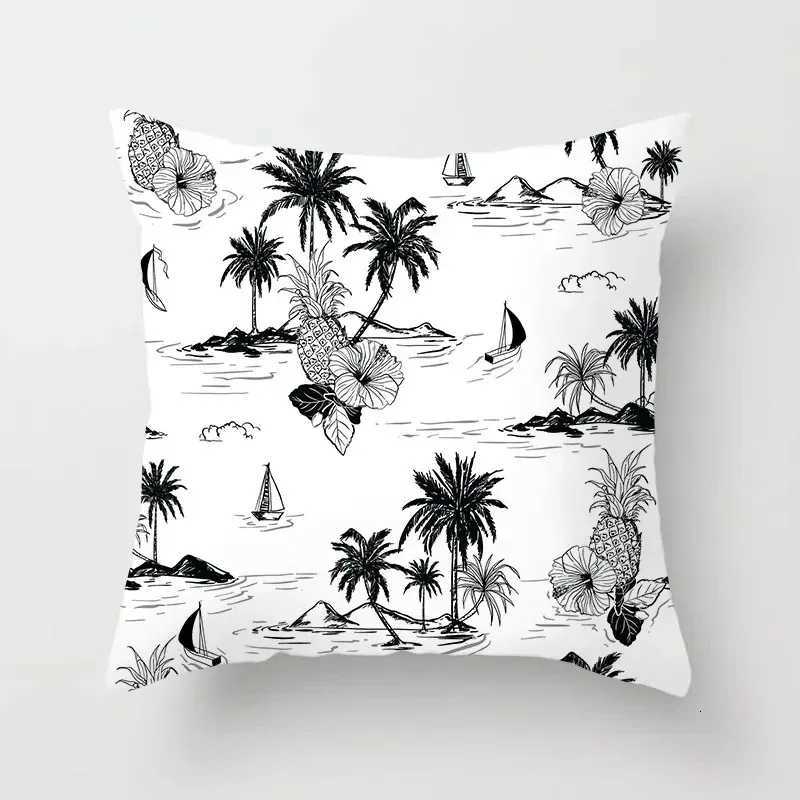 Black And White Style Nordic Modern Simple Car case Sofa CushionM251119