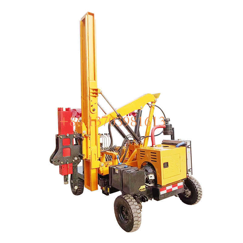 Powerful Guardrail Pile Driver with 500mm Max Pile Diameter