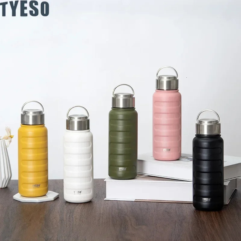 Tyeso Double Stainless Steel Thermos Mug Portable Sport Vacuum Flask Large Capacity Thermal Water Bottle Tumbler Drinks Cup 251107 W260226