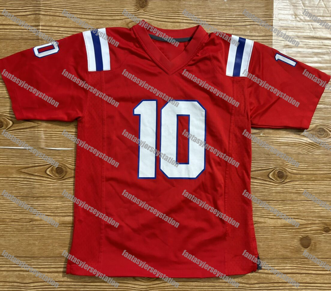 Custom Football Jersey Diggs8 Maye Brady12 Gonzalez Hawkins Strange Jones Vrabel Moss Baker6 Dobbs White Judon Wilson Stitched Any Name any Number Men