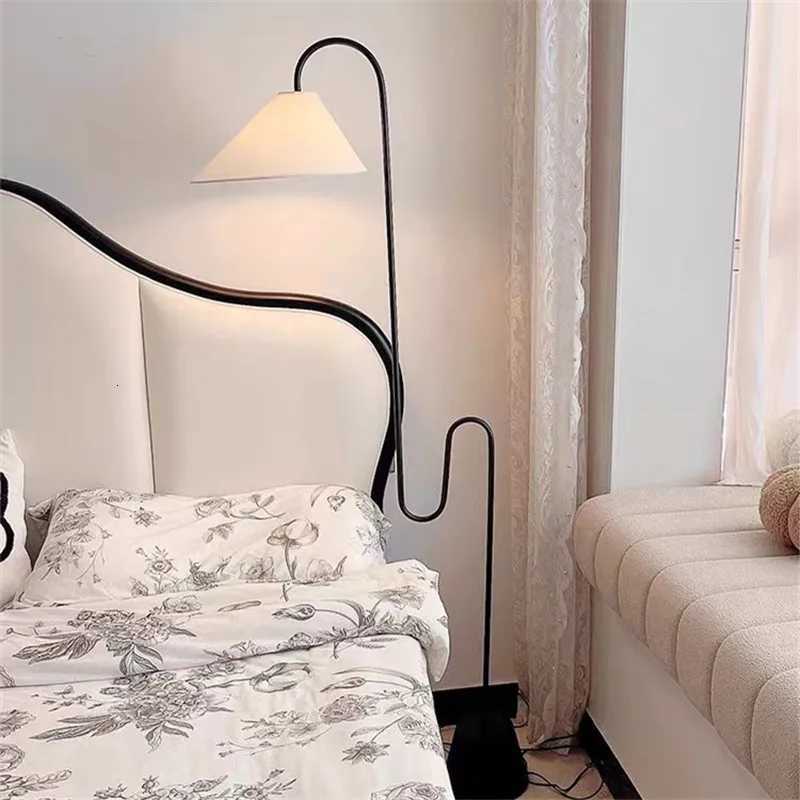 Middle Century Floor Lamp Unique Led Living Room Corner Lamp For Villa Bedroom Bedside Home Decor Simple Safa Side Reading Light M251119