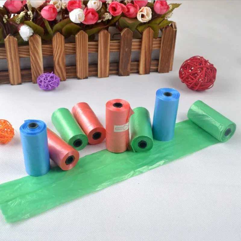 200pcs/10Rolls Pet Poop Bags Dog Cat Eco-Friendly Waste Pick Up Clean Bag Pet Accessories C251119