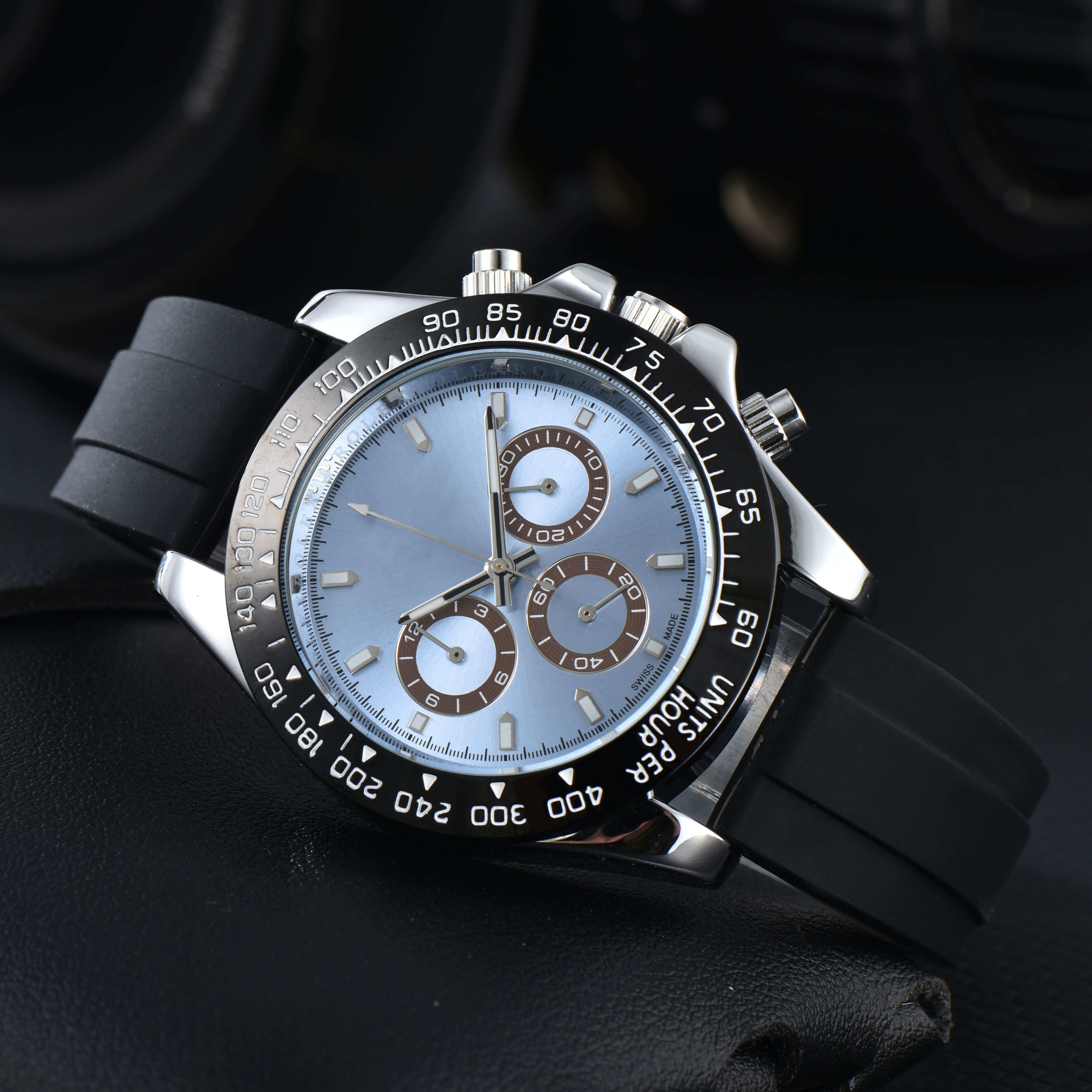 Mens DAYity TONASity Automatic quartz Movement watch multifunction Wristwatch Designers Men Watches Stainless Steel Strap Gold Wristwatches Montre de luxe #502