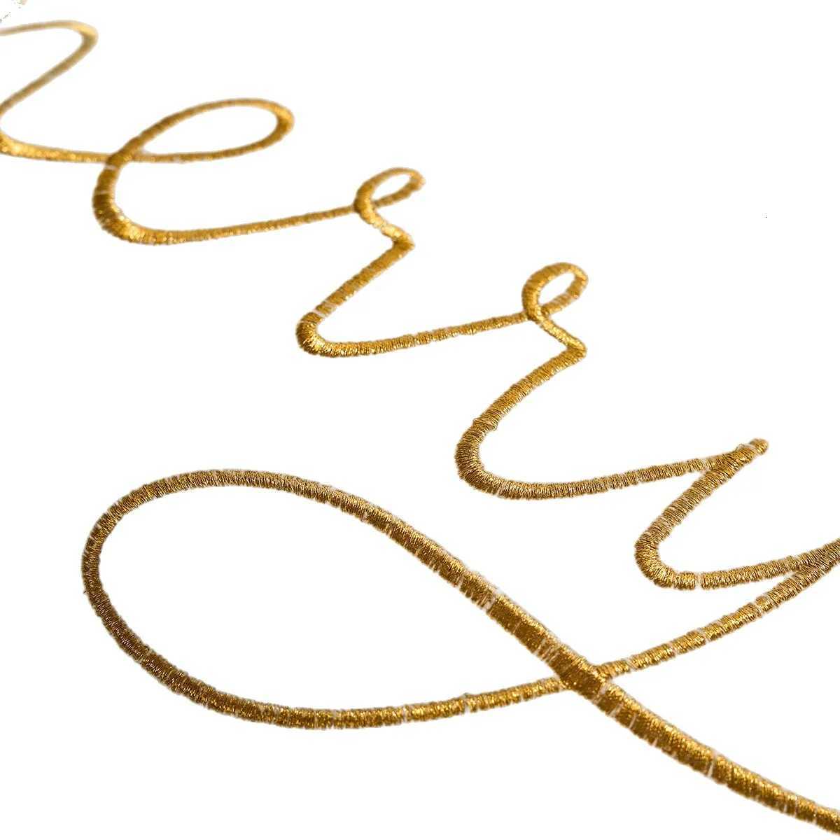 White Christmas Covers 30x50cm Merry Emboridered Gold Decorative cases Winter Holiday Gift Cushion Cases Red GreenM251119