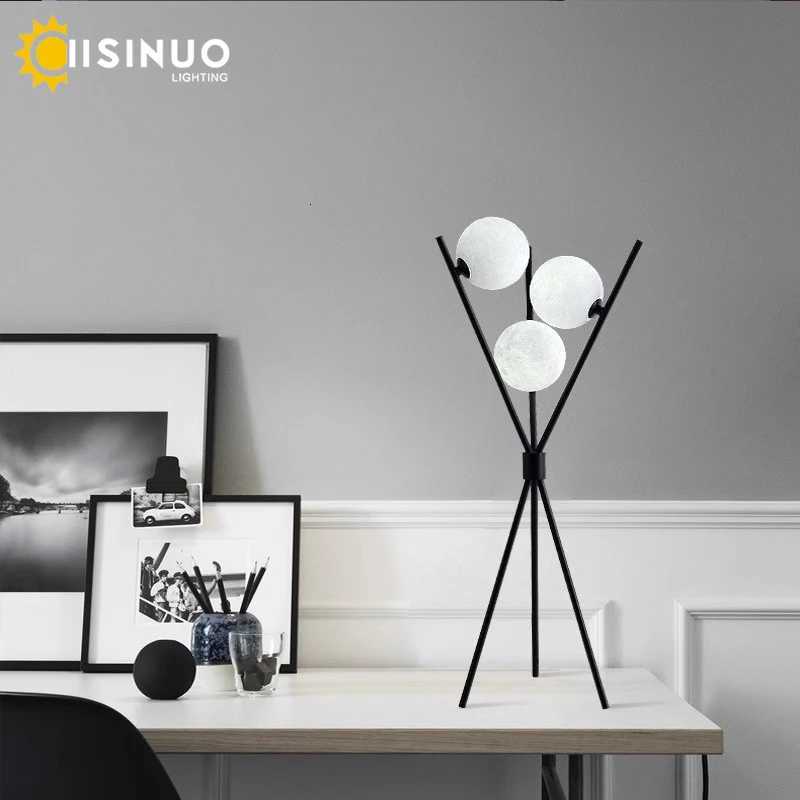 Moon Standing Lamp LED Minimalist Designer Floor Light for Sofa Background Living Room Study Room Art Home Decor Lighting Fixtur M251119