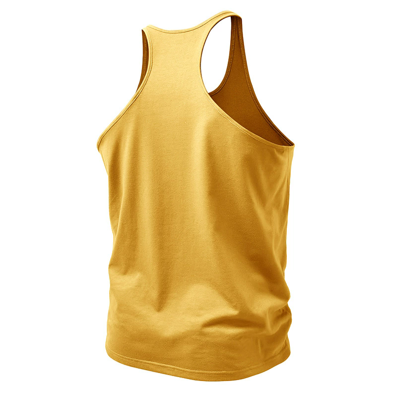 6 Color Running Training Tank Tops Summer Sleeveless Shirt T-Shirts Men's Printed Casual Vest Loose Fitness Sports Top Jogging Tees XXL