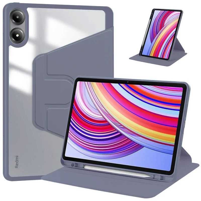 360 degree rotating cover suitable for Redmi Pad Pro case 12.1 inches with pencil holder cover suitable for Redmi Pad Pro Poco Pad 12 1 2024 tablet ca