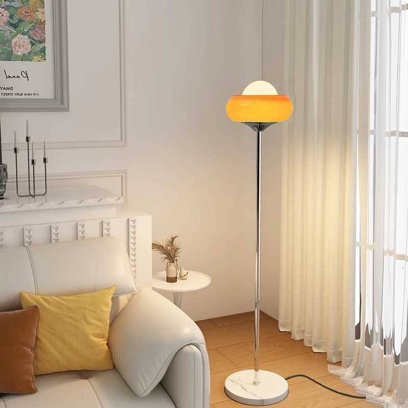 Vintage Egg Tart Floor Lamp Bauhaus Style Living Room Bedroom bedside lamp Nostalgic Vintage Table Lamp Room Decoration Lamp LED M251119