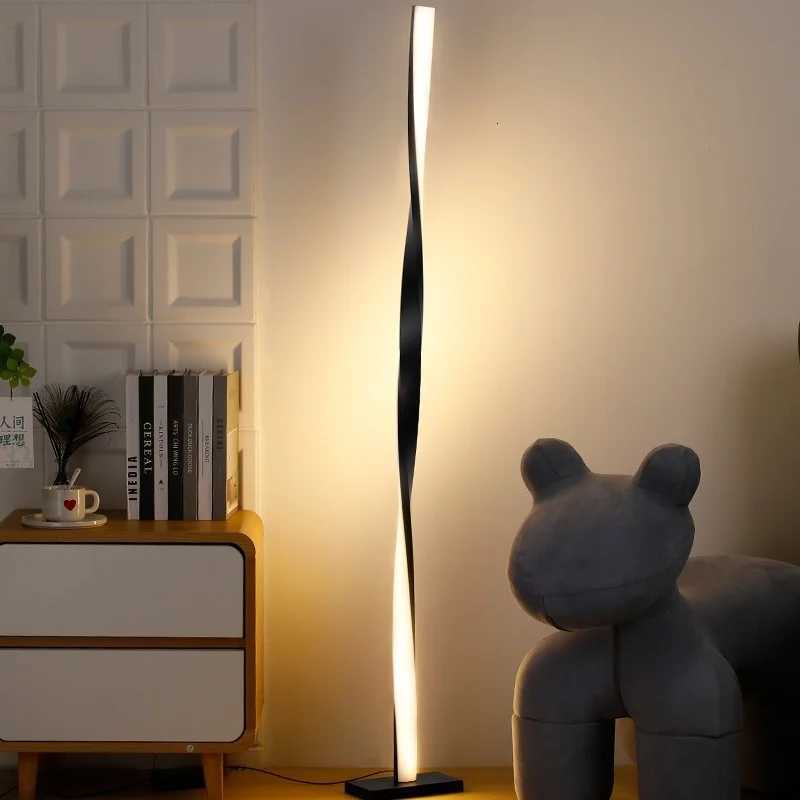Floor standing ambient light ins style LED minimalist modern bedroom study bedside lamp reading sofa floor lamp living room M251119