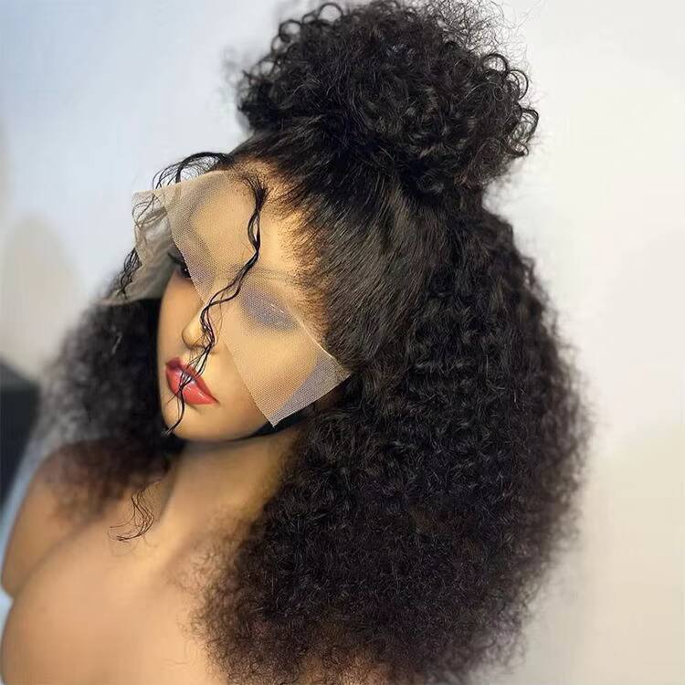 SDD Double Drown Water Curl Virgin Raw Human Hair Wigs Vietnamese Curly Short Bob Lace Wigs Vendor Glueless Lace Front Wigs