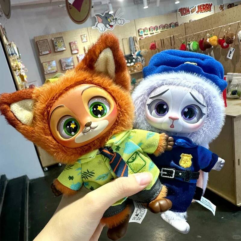 Disney Zootopia Series Blind Cute Judy Nick Vinyl Plush Pendant Surprise Bellwether Anime Doll Keychain Mystery Box Toy