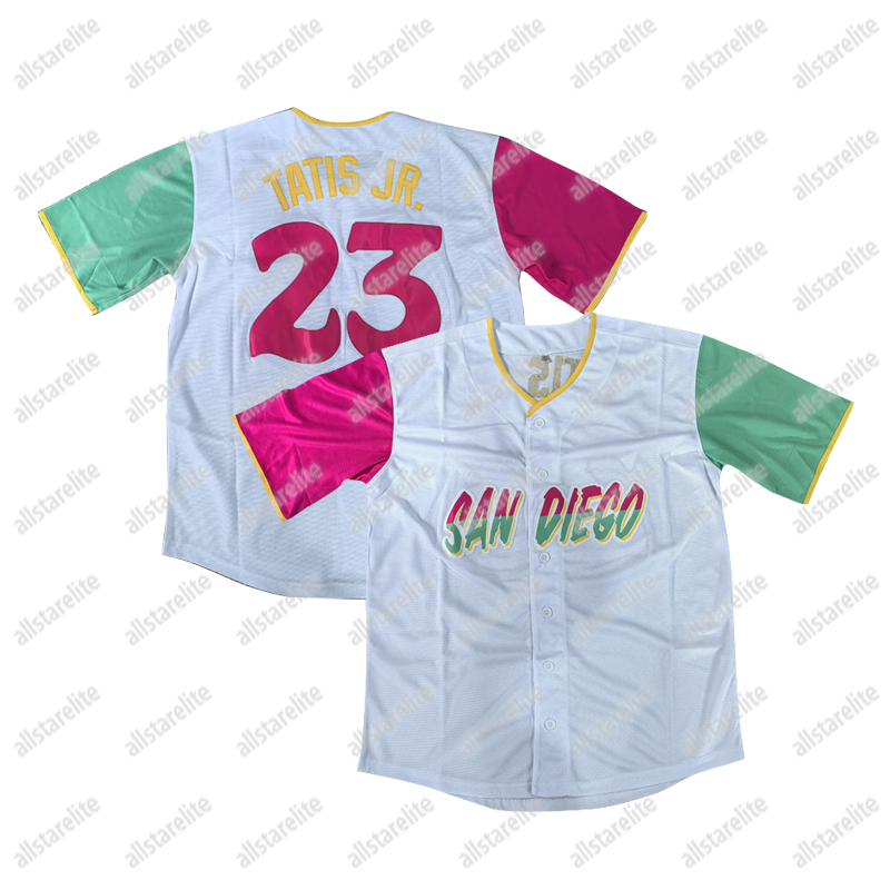 23 Tatis Jr. Baseball Jersey Merrill Machado Darvish Bogaerts Musgrove Custom Any Name Any Number Baseball Jerseys