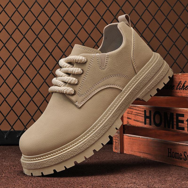 Free shipping Designer Dress Shoes 2025 new low top leather shoes for men casual thick soled height increasing mens shoes casual shoes