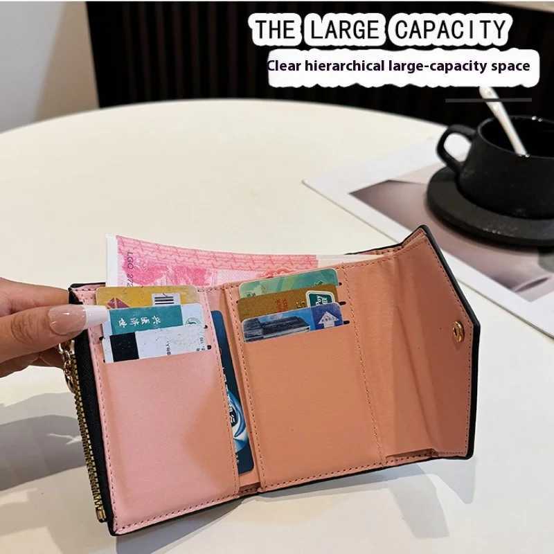 Women Wallet PU leather small wallet printing clutch coin purse phone bag foldable envelope coin purse trendy Luxury card holderW251119