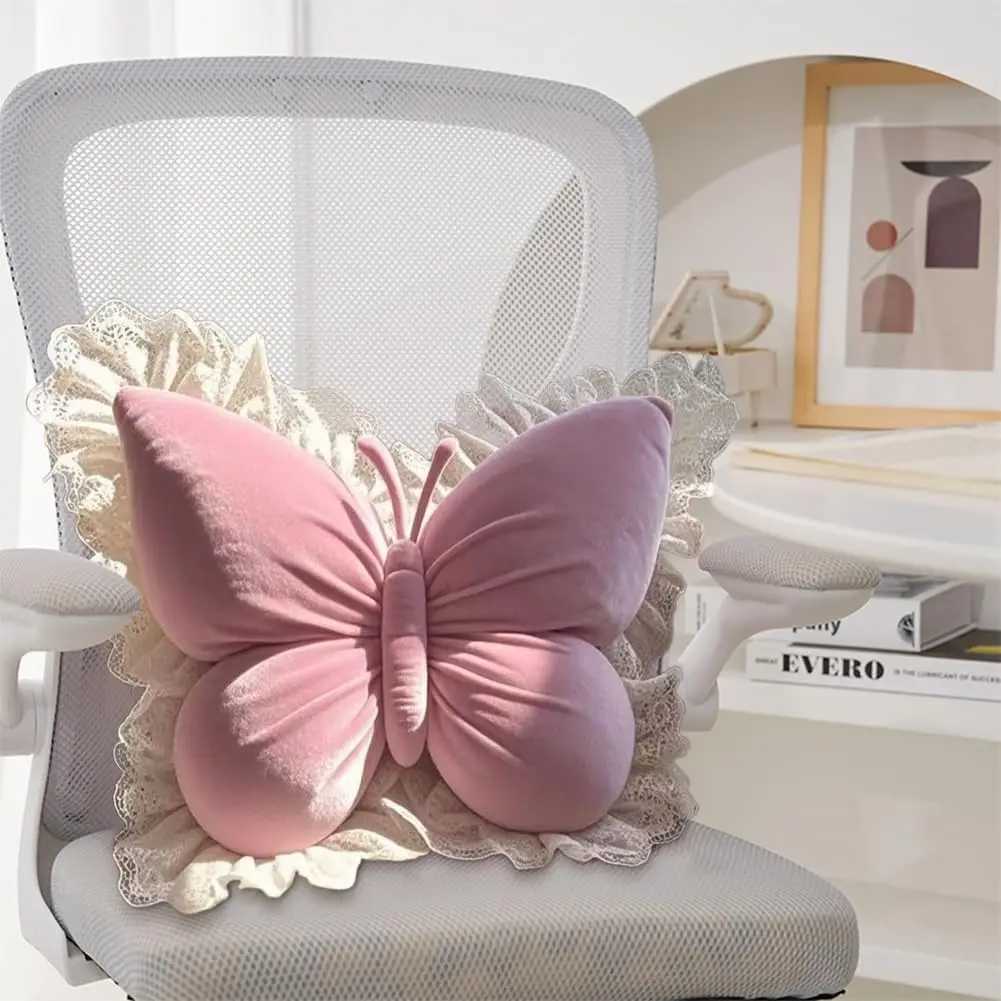 1pcs Princess Butterfly Office Living Room Bow Bedroom Car Sofa Cushion Home New Room Home Garden DecorM251119