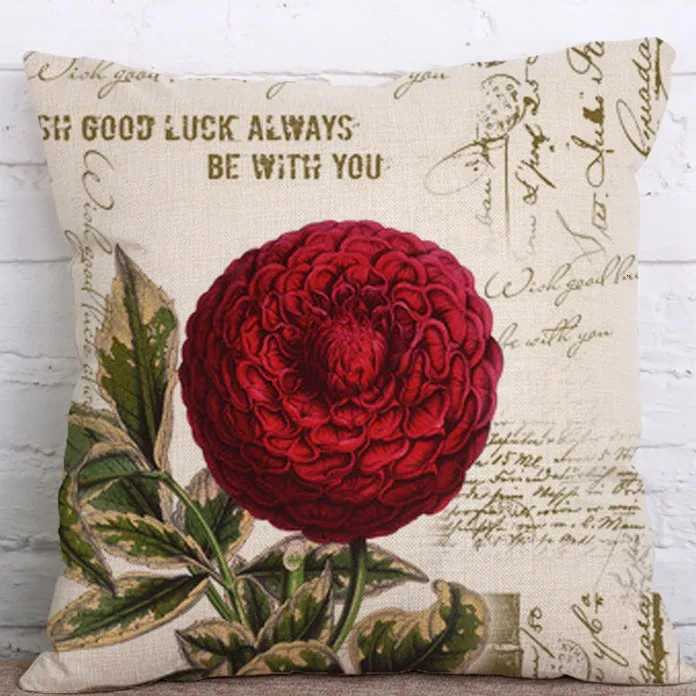 Retro butterfly in oil painting throw covers with digital printing of short plush fabric Car-shaped sofa cushionM251119