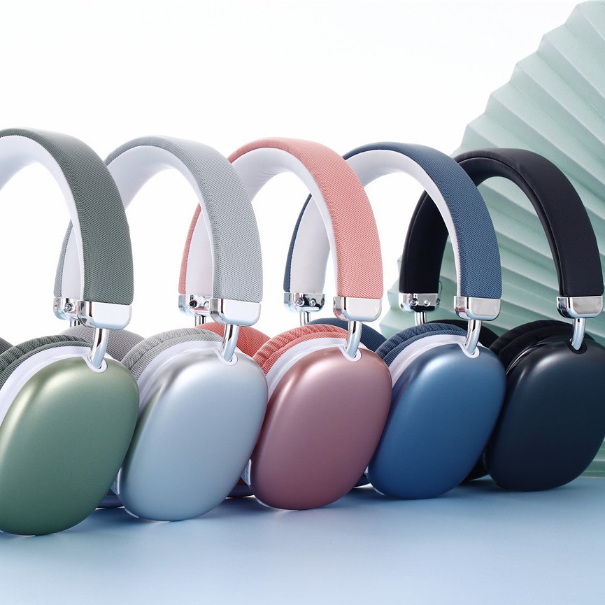 Bluetooth wireless headset with hi-fi stereo sound and noise cancellation for cell phones and computers, foldable gaming headset, comfortable and brea