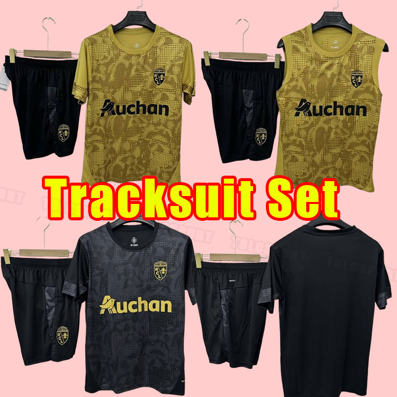 short sleeve 25 26 RC Lens Sainte Barbe soccer tracksuit OPENDA BUKSA KAKUTA SOTOCA FOFANA DA COSTA MEDINA OREBA Gradit FRANKOWSKI training vest polo