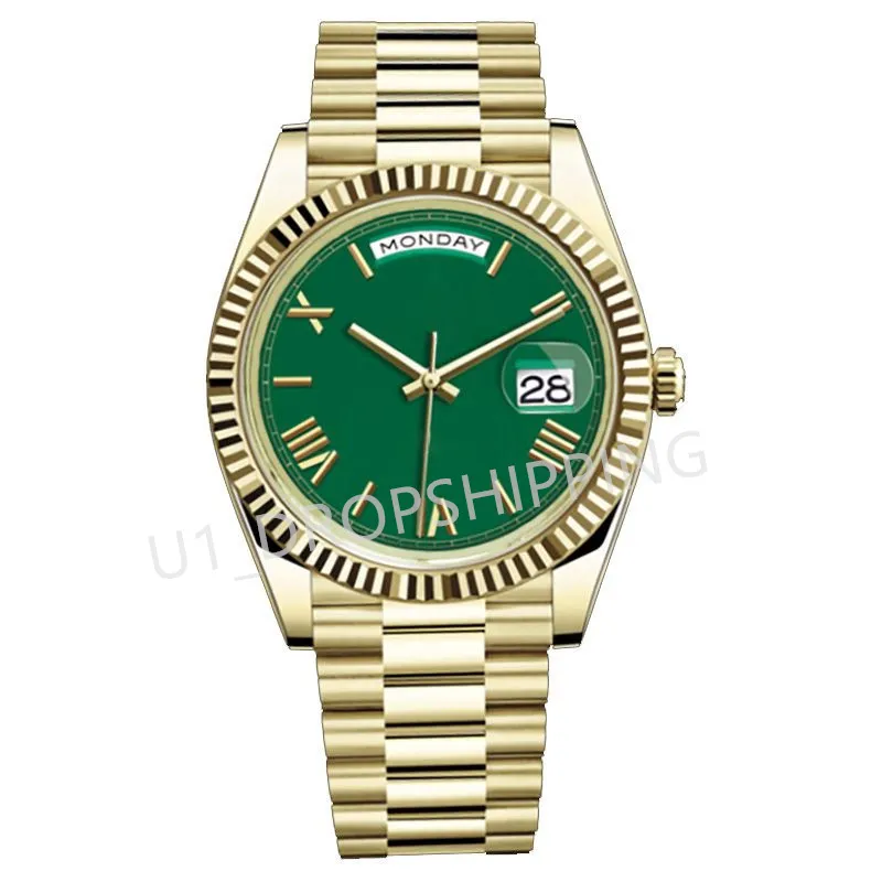 AAA High-quality Men's Designer Watch 41mm Automatic Mechanical Movement, All-stainless Steel, High-quality Roman Dial, Water-resistant, Montony Luxury Watch