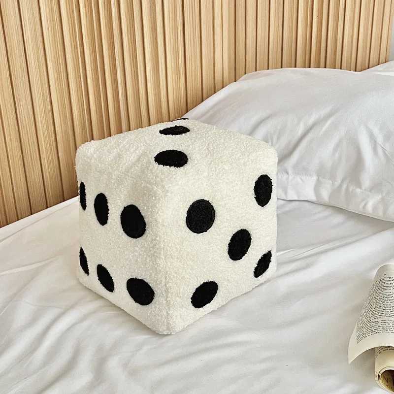 20cm ins creative simple home decoration fun simulation dice plush toy sofa cushion floor matM251119
