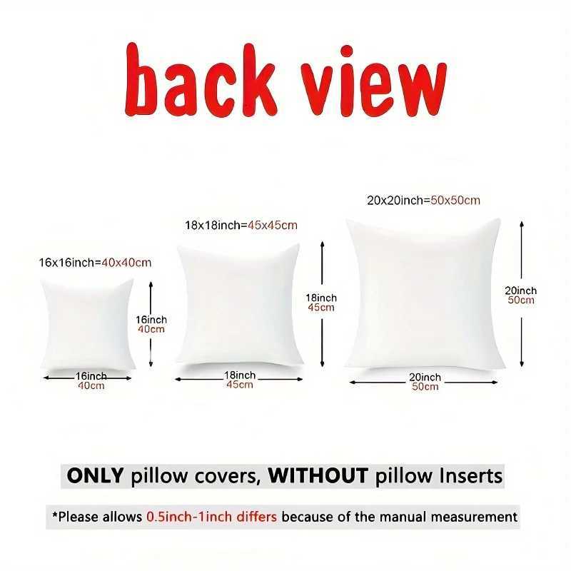 4pcs Cartoon Cat Floral Throw Covers Zippered Cushion Covers for Living Room and Bedroom Decor Single-Sided Print SuitM251119